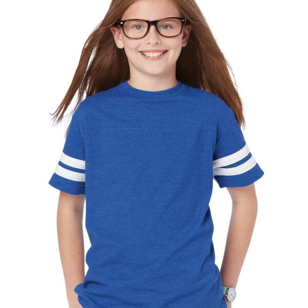 Youth Football Fine Jersey Tee Thumbnail